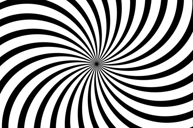 Fondo de círculo espiral de diseño plano