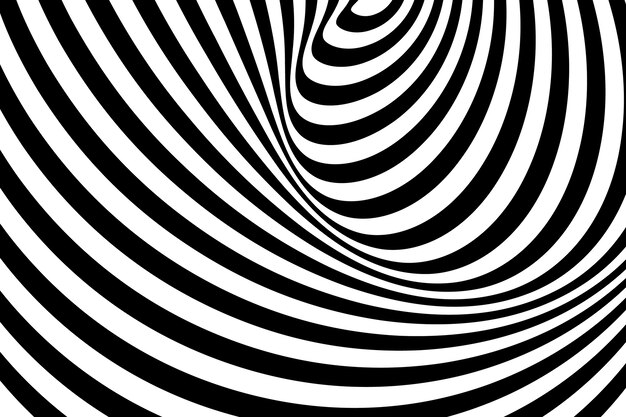 Fondo de círculo espiral de diseño plano