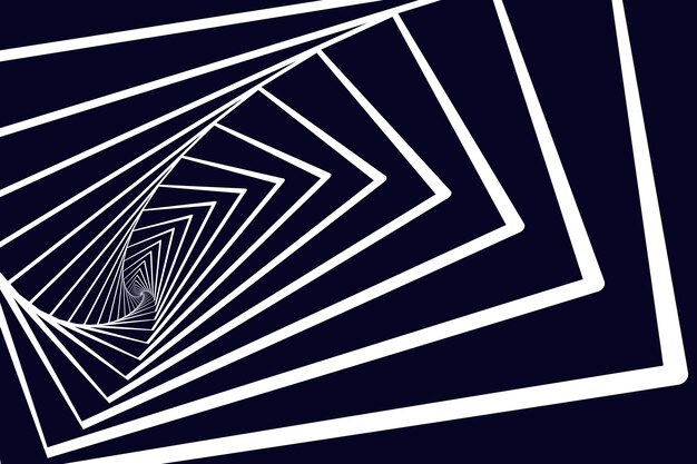 Fondo de círculo espiral de diseño plano