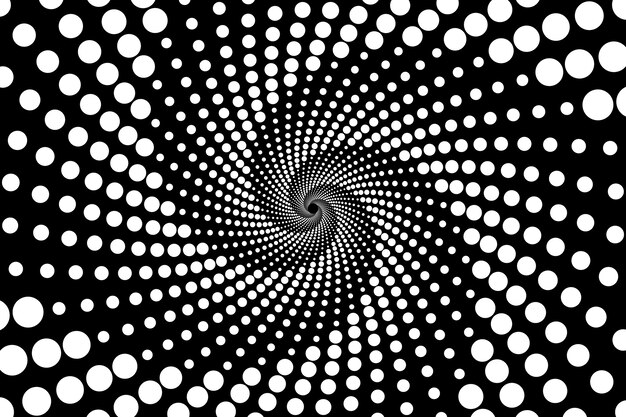 Fondo de círculo espiral de diseño plano