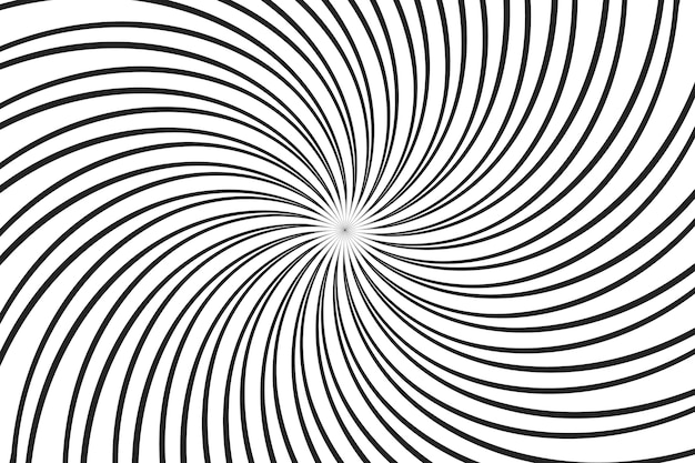 Fondo de círculo en espiral de diseño plano