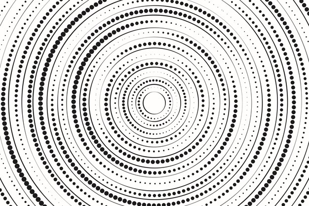 Fondo de círculo espiral de diseño plano