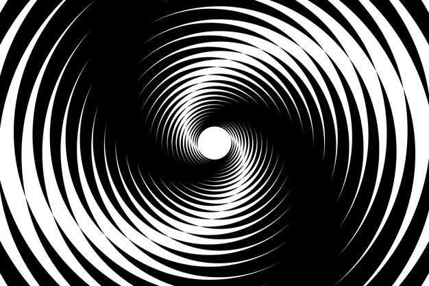 Fondo de círculo espiral de diseño plano