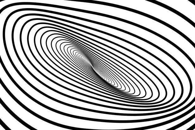 Fondo de círculo espiral de diseño plano