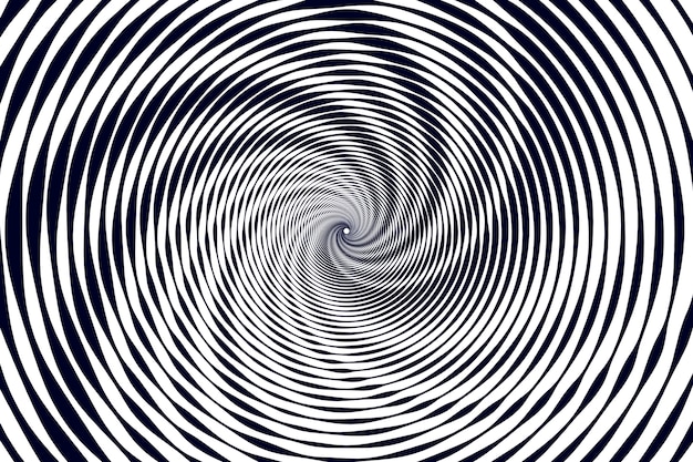 Fondo de círculo espiral de diseño plano