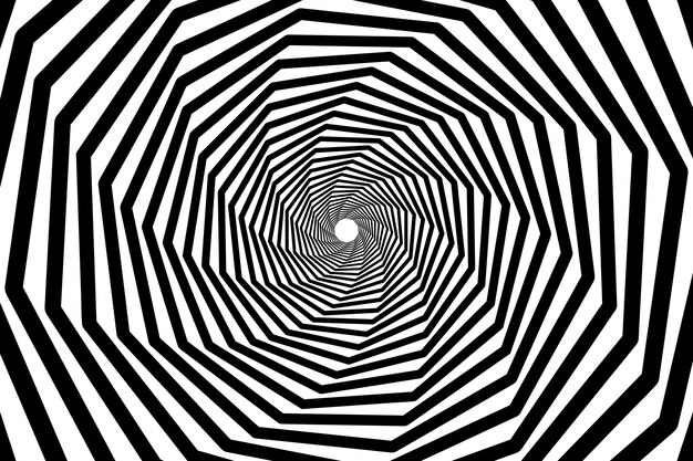 Fondo de círculo espiral de diseño plano
