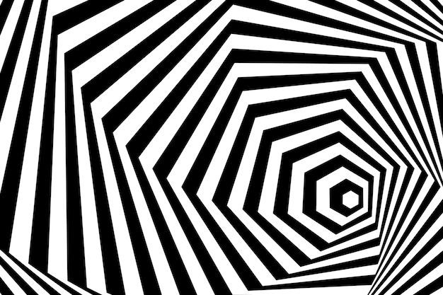 Fondo de círculo espiral de diseño plano