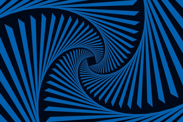 Fondo de círculo espiral de diseño plano