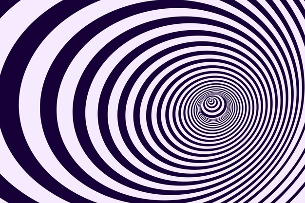 Fondo de círculo espiral plana
