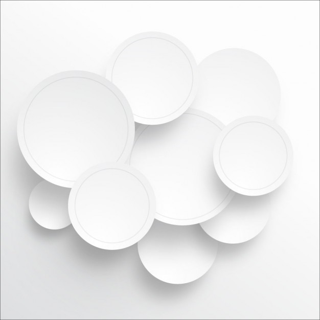 Vector gratuito fondo de circulo de papel