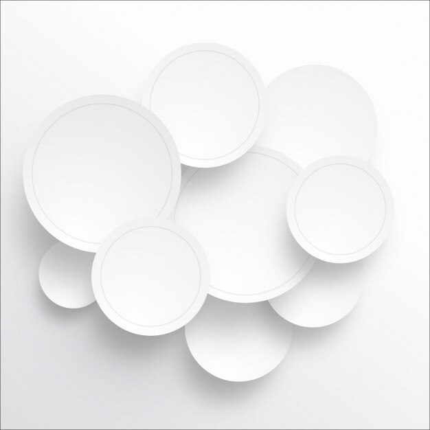 Fondo de circulo de papel