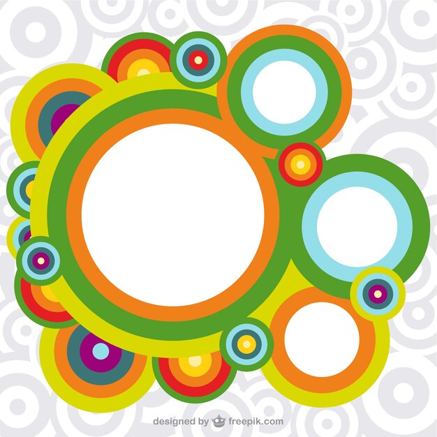 Fondo círculos de colores