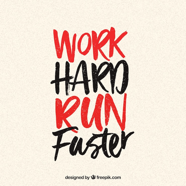 Vector gratuito fondo de citas deportivas en estilo grunge con mensaje inspirador