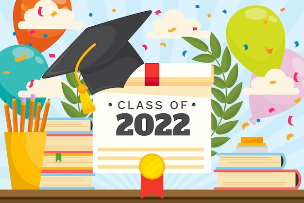 Fondo de clase plana de 2022