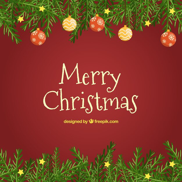 Fondo clásico de navidad