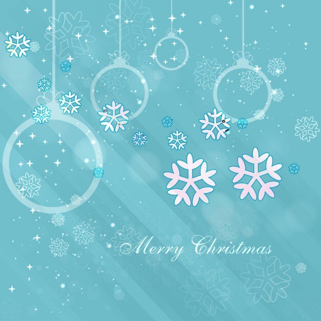 Fondo color azul de Navidad