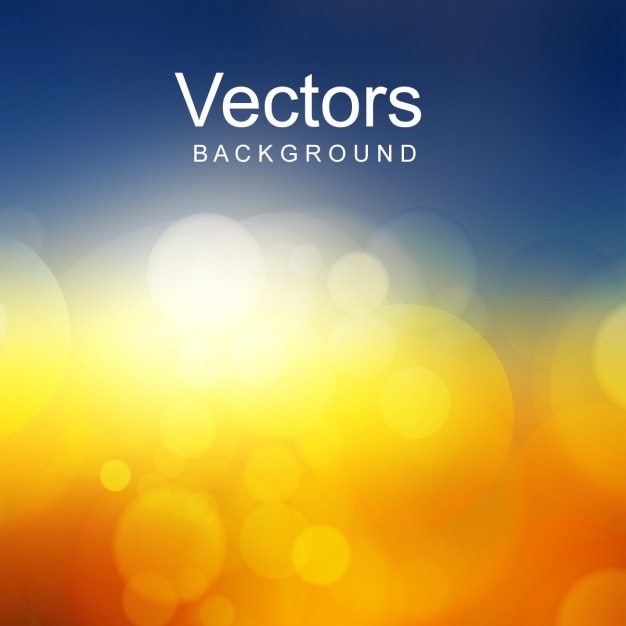 Vector gratuito fondo a color con efecto bokeh