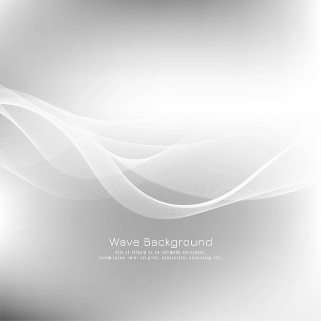 Fondo de color gris ondulado de estilo abstracto