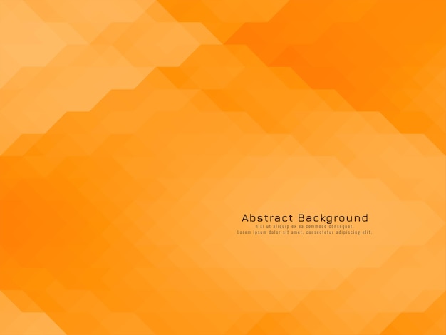 Fondo de color naranja amarillo geométrico patrón de mosaico triangular