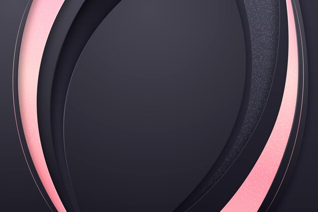 Fondo de color negro y dorado rosado con gradiente