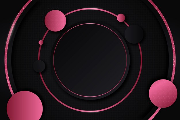 Fondo de color negro y dorado rosado con gradiente