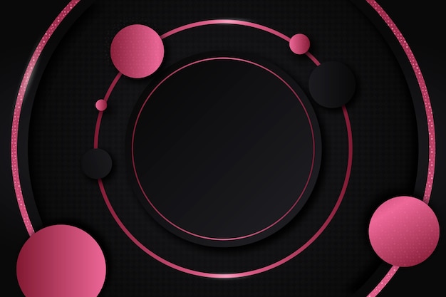 Fondo de color negro y dorado rosado con gradiente