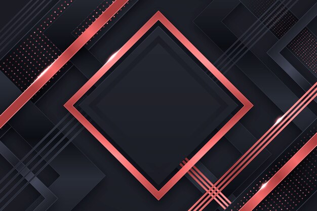 Fondo de color negro y dorado rosado con gradiente