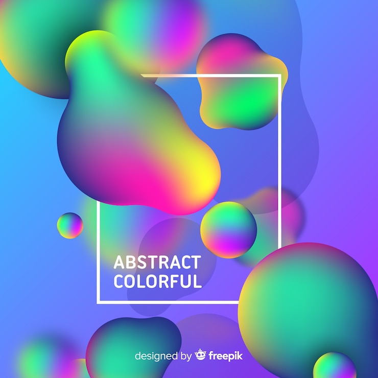 Vector gratuito fondo de colores abstractos