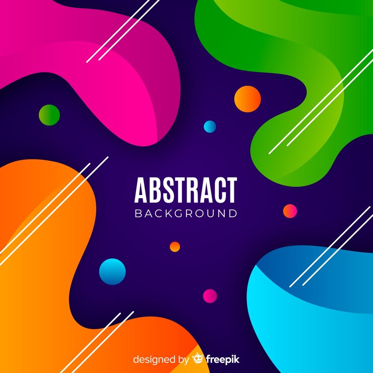 Vector gratuito fondo de colores abstractos