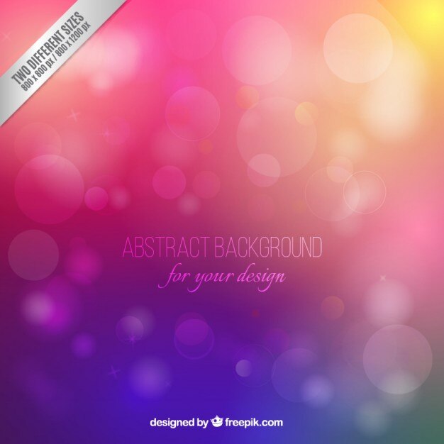 Fondo de colores bokeh