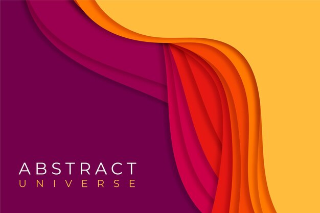 Fondo de colores de estilo papel