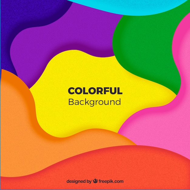 Fondo de colores con formas