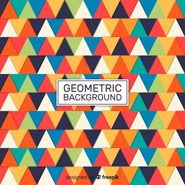 Fondo de colores geométricos abstractos