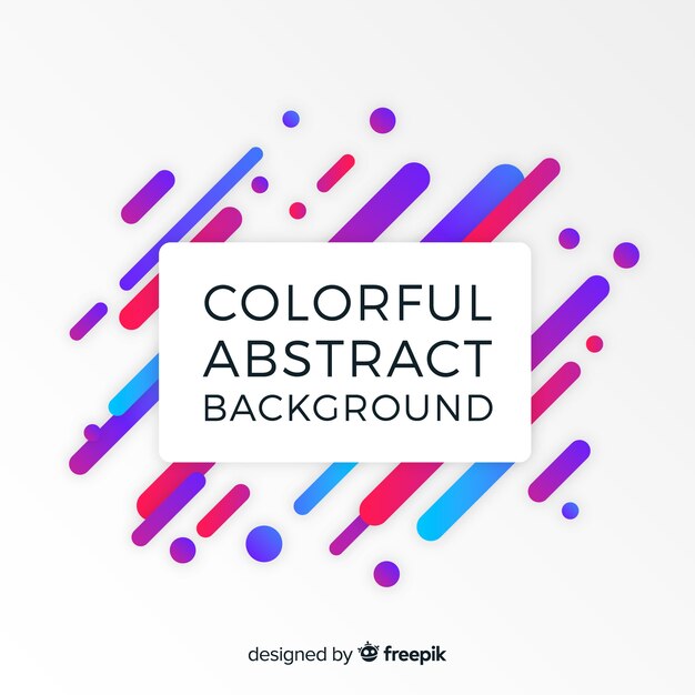 Fondo de colores geométricos abstractos