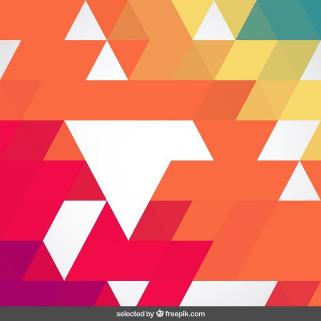 Fondo de colores hecho con triángulos