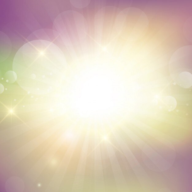 Fondo de colores pastel con estrellas y destello