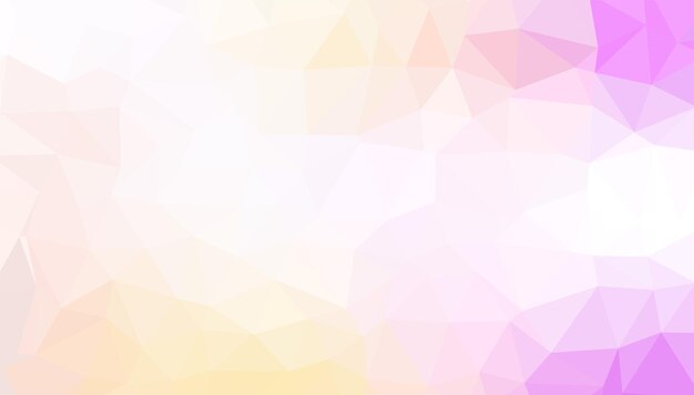 Fondo de colores sutiles y blancos de baja poli