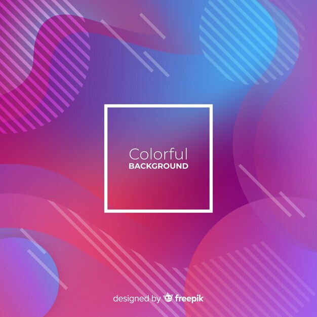 Fondo colorido abstracto