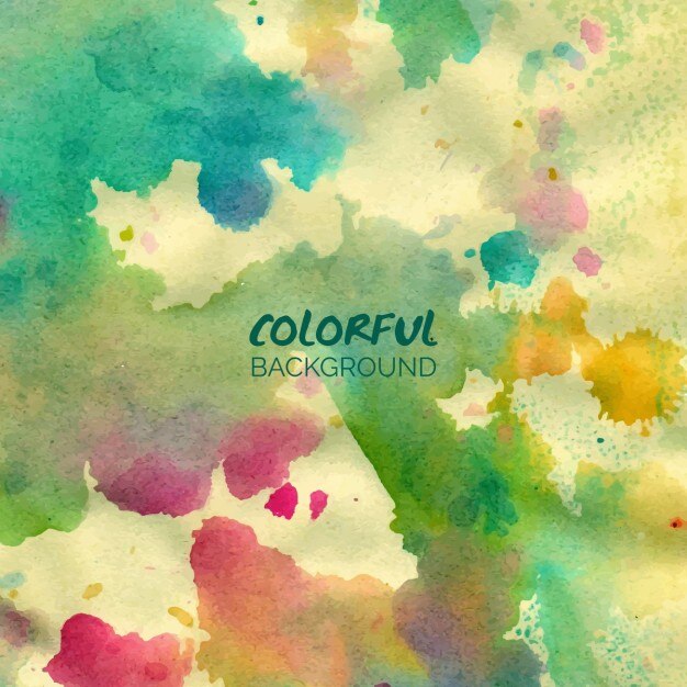 Fondo colorido de acuarela