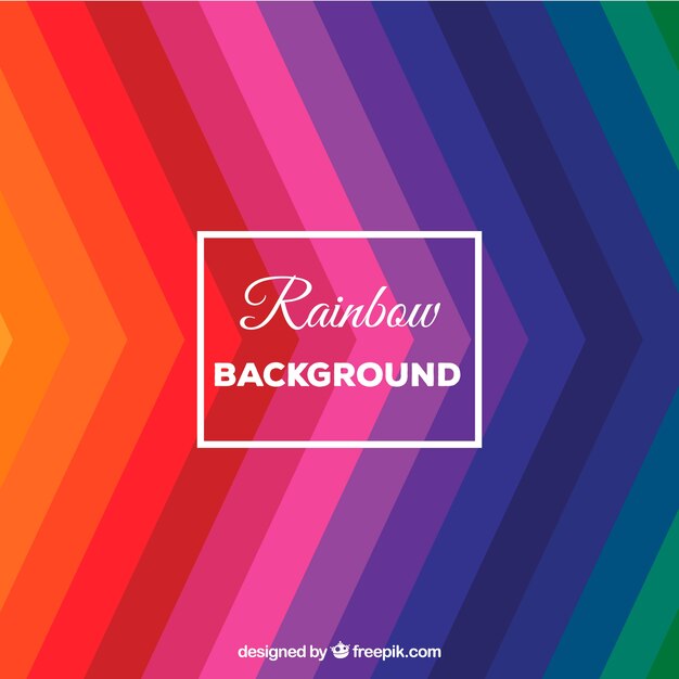 El fondo colorido del arco iris