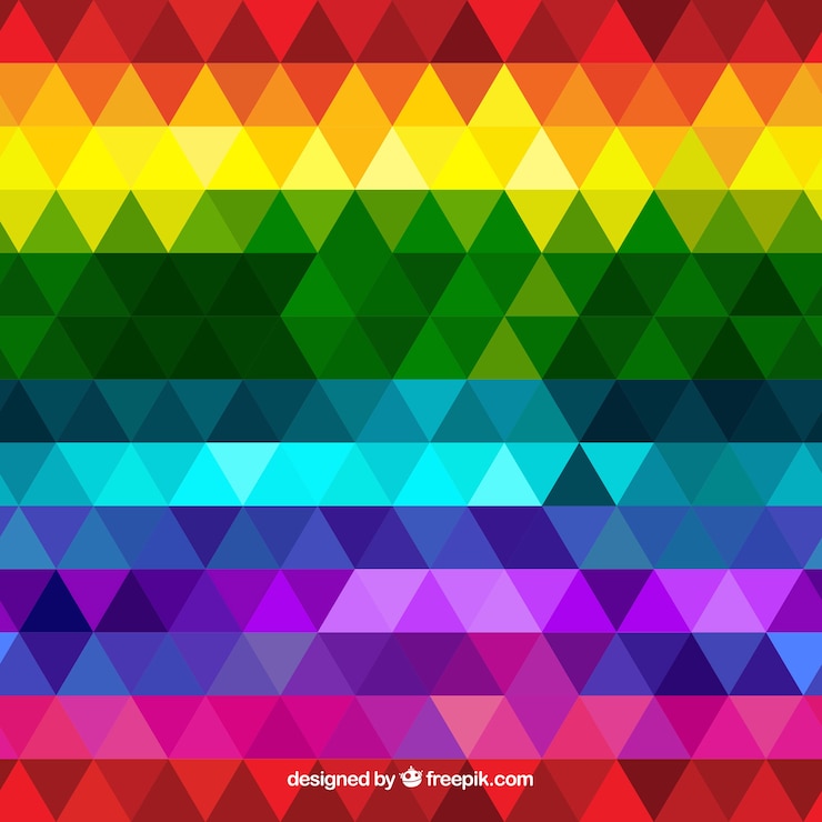Vector gratuito el fondo colorido del arco iris