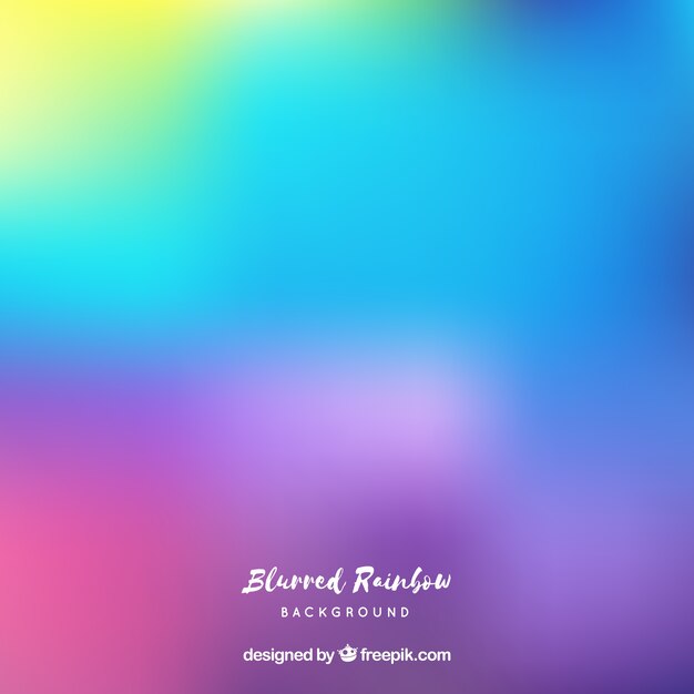 El fondo colorido del arco iris