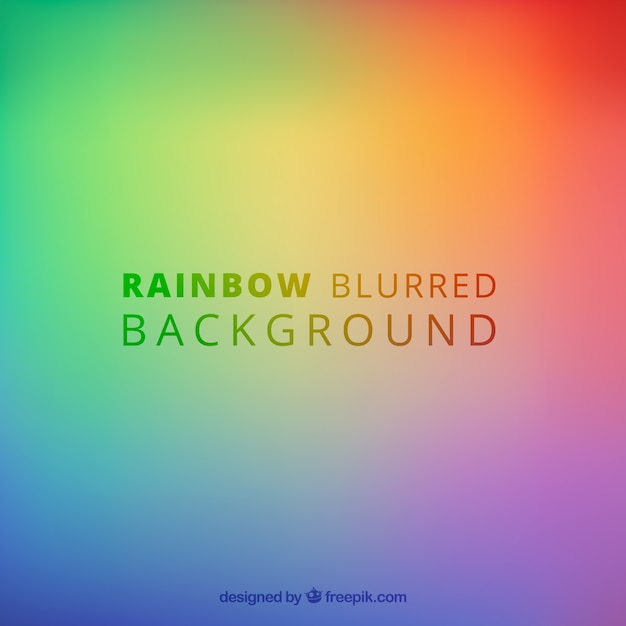 El fondo colorido del arco iris