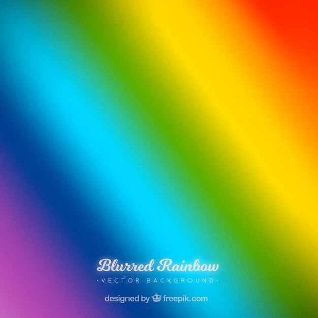 El fondo colorido del arco iris