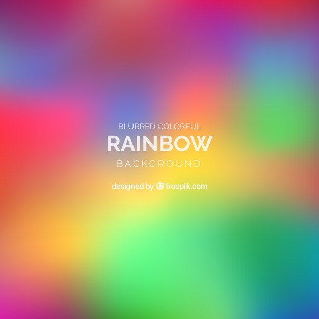 El fondo colorido del arco iris