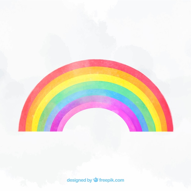 El fondo colorido del arco iris