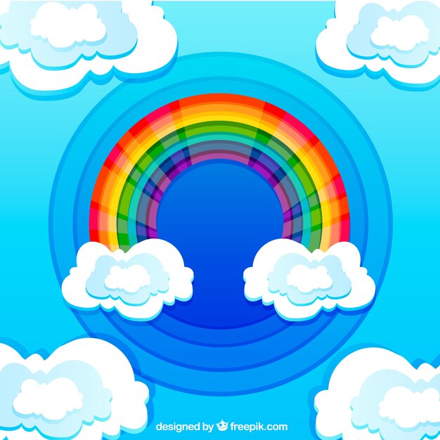 Fondo colorido de arcoiris