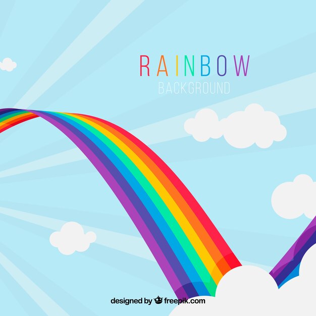Fondo colorido de arcoiris
