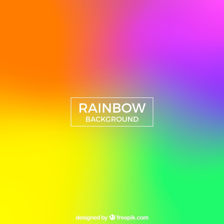Vector gratuito fondo colorido de arcoiris