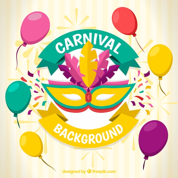 Fondo colorido para carnaval